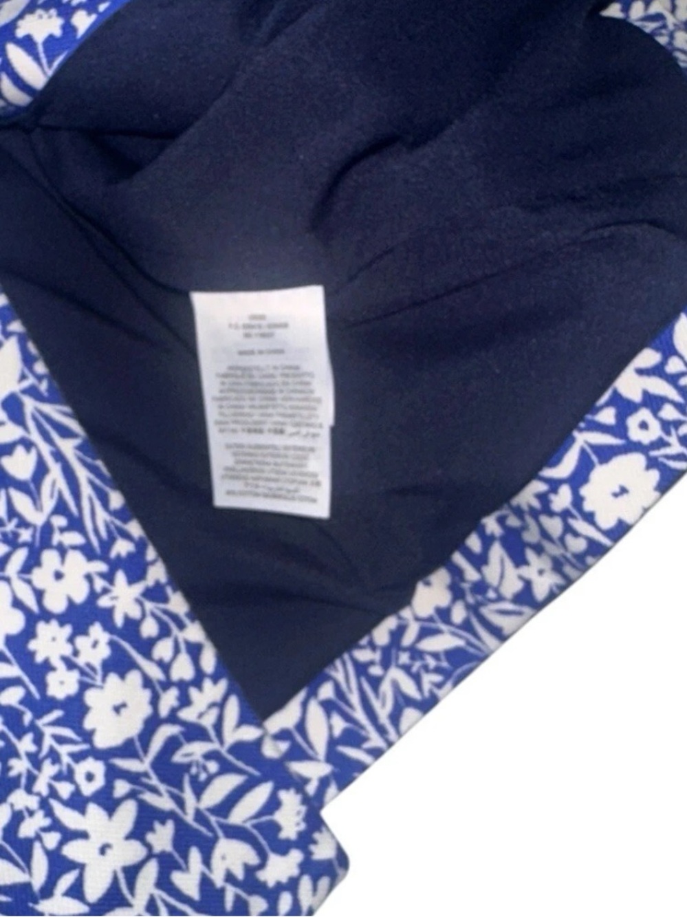 Boden Blue Floral Carrie Single Button Blazer Jacket Size 14 NWOT Cottagecore - Picture 14 of 16